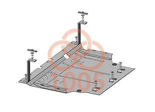 Захист двигуна Seat Arona (з 2017--) Кольчуга