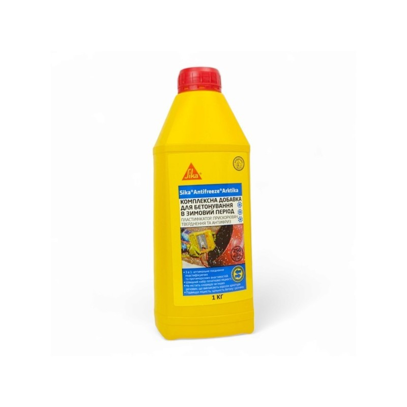 Протиморозна добавка пластифікатор для бетону Sika Antifreeze, 1кг