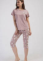 Піжамний комплект футболка з капрі Vienetta бавовна