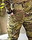 Тактичний костюм Мультикам літо військова форма Multicam ubacs убакс і штани на манжетах - фото 4 - id-p1871585567
