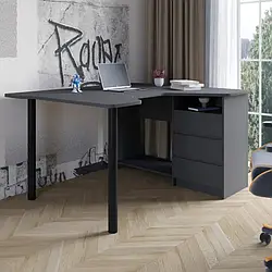 Кутовий геймерський комп'ютерний стіл Буст, робочий стіл для ігрового комп'ютера