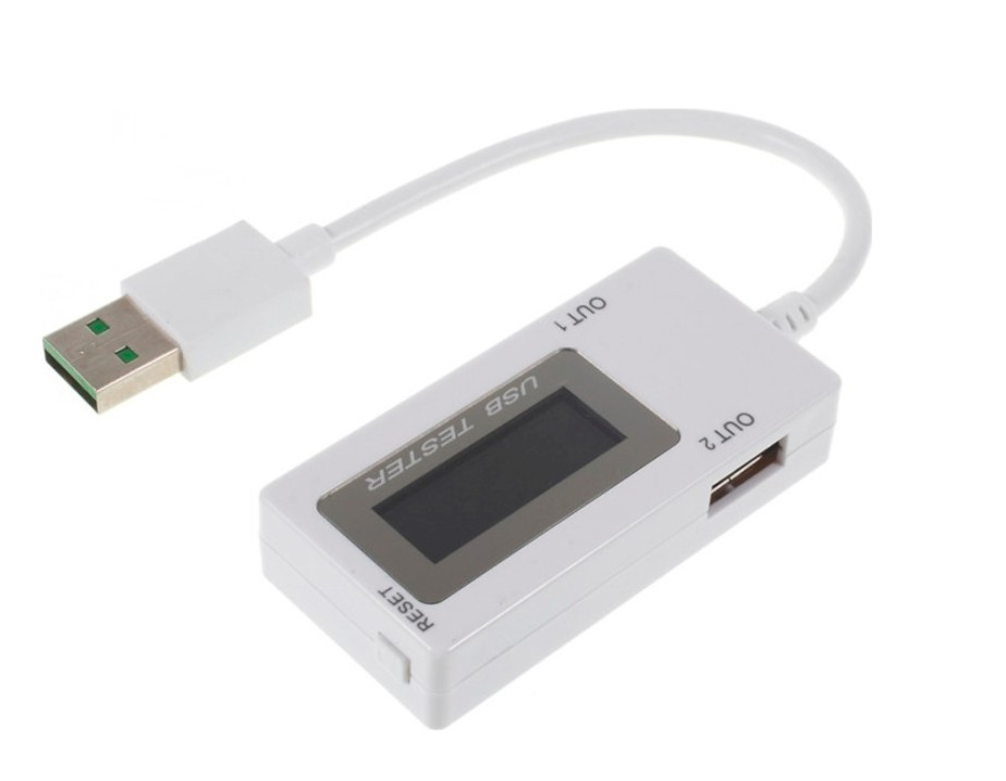 USB тестер напруги напруги потужності струму і заряду (2 виходи)