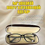 Чохол для окулярів сонцезахисних, футляр для окулярів для зору, складний футляр для окулярів Hechpro (0000), фото 2