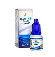 Краплі для очей аюрведичні Jagat Pharma  Плюс Isotine Plus 10мл.