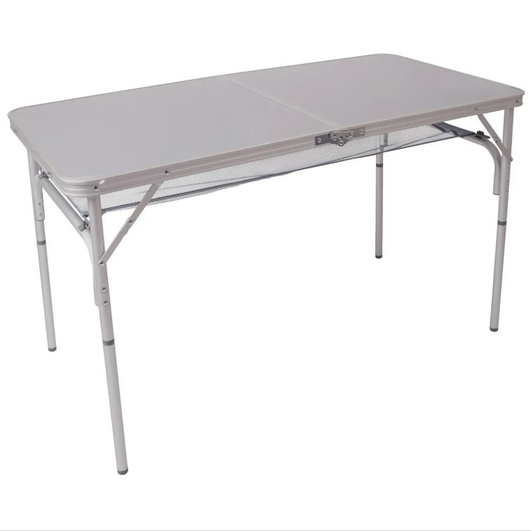 Туристичний Стіл Розкладний Bo-Camp Premium 120x60 cm Grey (1404421) Кемпінговий Складаний Столик для риболовлі, фото 1
