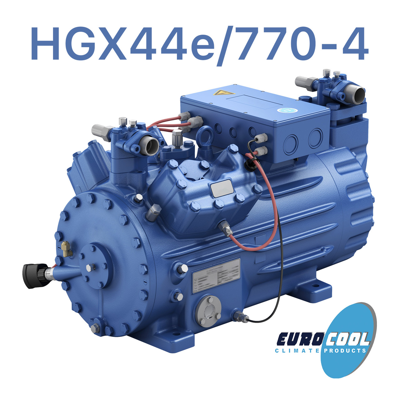 HGX44е/770-4 Напівгерметийний поршневий компресор Bock