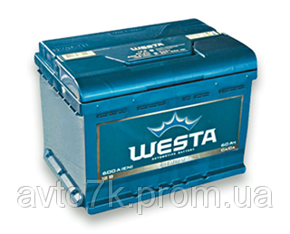 Акумулятор Ваз 2101 2102 2103 2104 2105 2106 2107 WESTA (вагова) 60 А·год