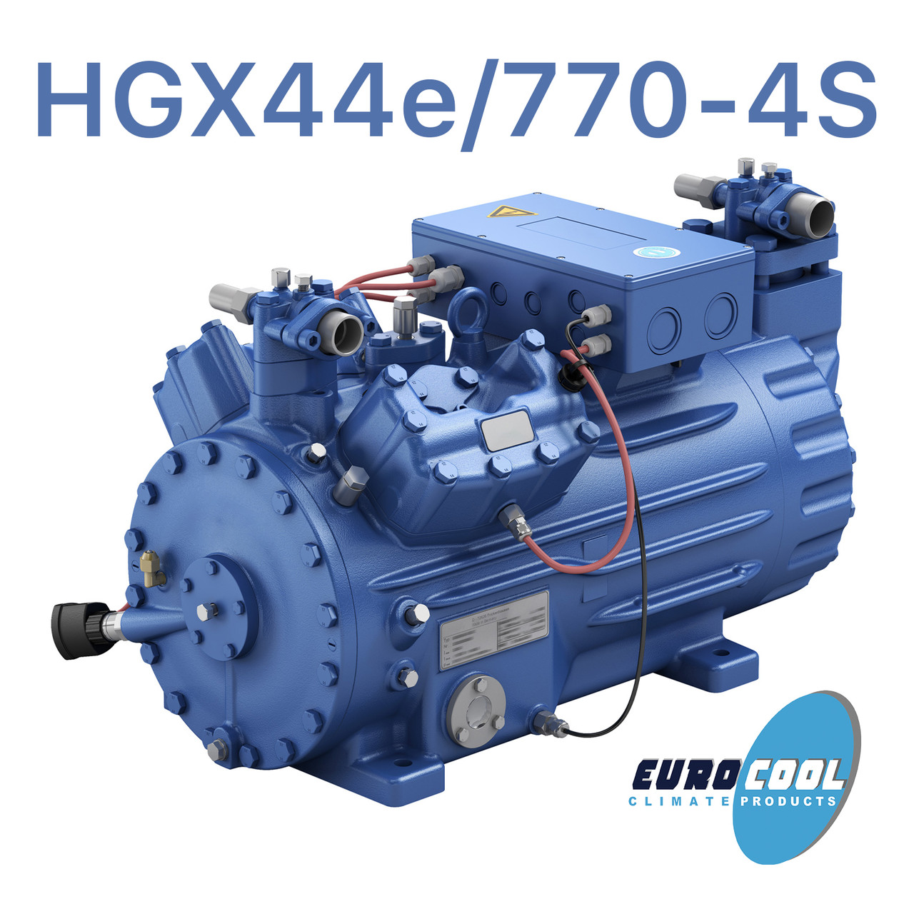 HGX44е/770-4S Напівгерметийний поршневий компресор Bock