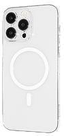 Накладка iPhone 15 Pro Max Clear Crystal Case Magnetic Ring Proove