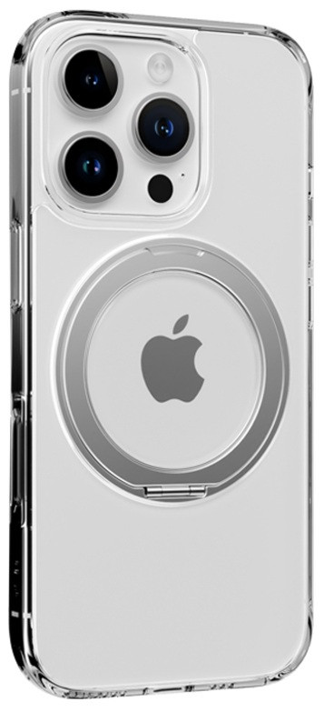 Накладка iPhone 16 Pro Max ROCK Rotating Magnetic Foldable Bracket Crystal