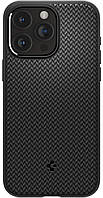 Накладка iPhone 15 Pro Max matte black Mag Armor Spigen MagFit