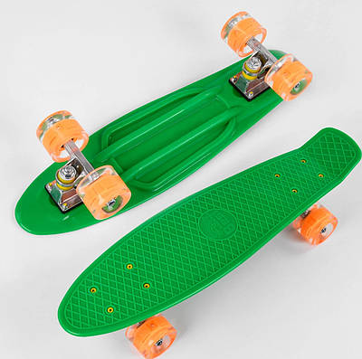 Скейт Пенні борд 1705 Best Board, дошка = 55см, колеса PU зі світлом, діаметр 6 см