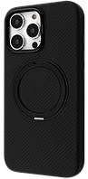 Накладка iPhone 16 Pro Max black Reinforce Case Magnetic Ring Proove