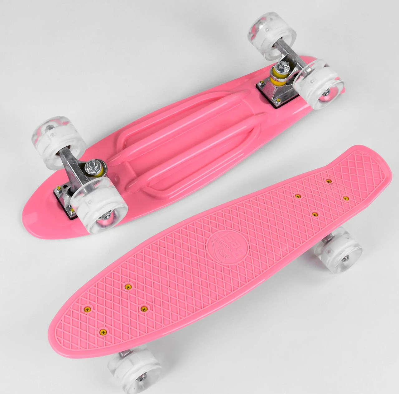 Скейт Пенні борд 2708 (8) Best Board, дошка = 55 см, колеса PU зі світлом, діаметр 6 см, фото 1