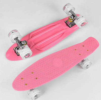 Скейт Пенні борд 2708 (8) Best Board, дошка = 55 см, колеса PU зі світлом, діаметр 6 см