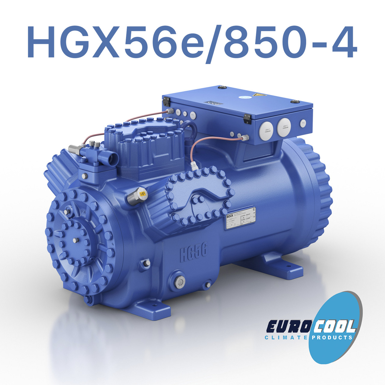 HGX 56е/850-4 Напівгерметийний поршневий компресор Bock
