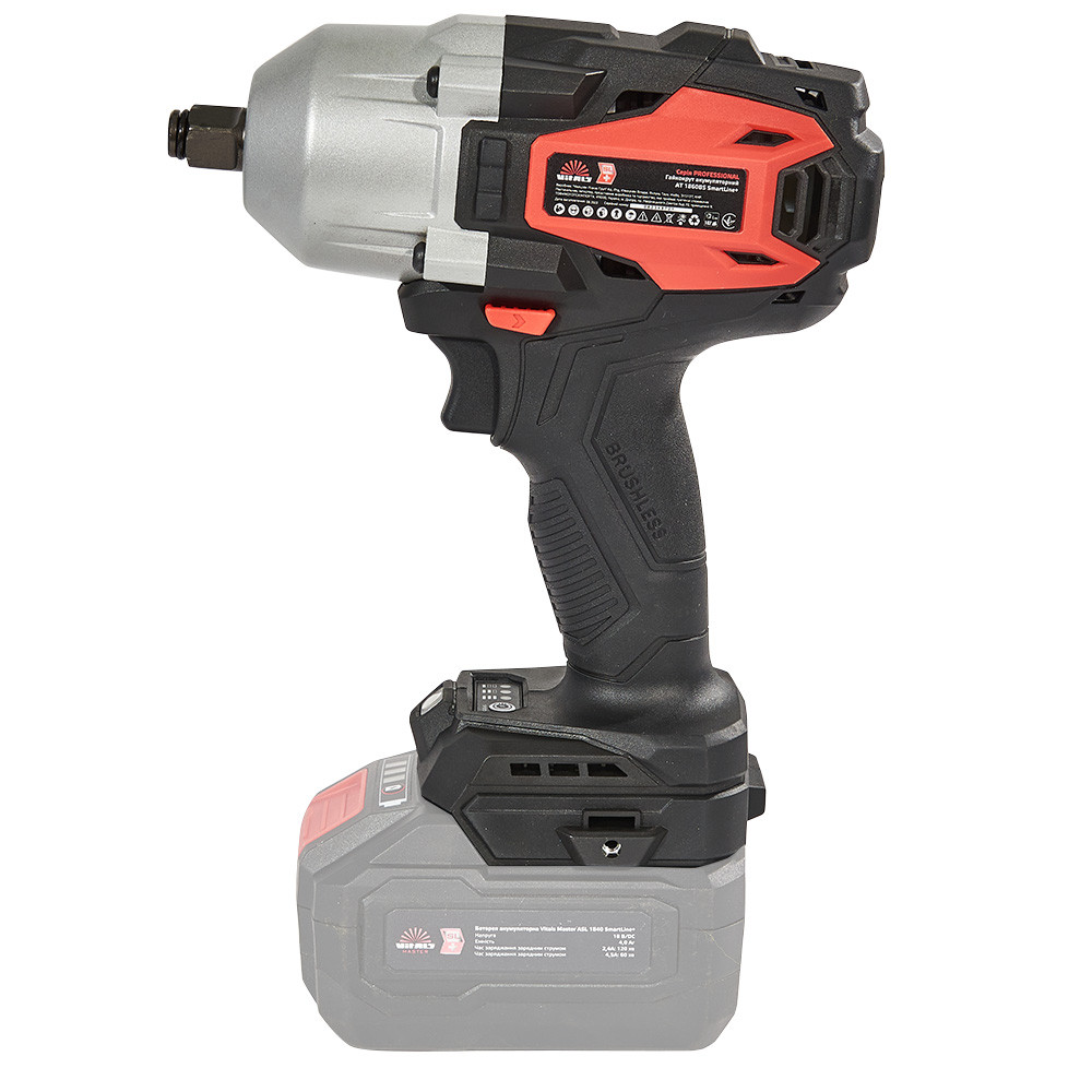 Гайковерт акумуляторний Vitals Professional AT 1860 BS SmartLine+, фото 1
