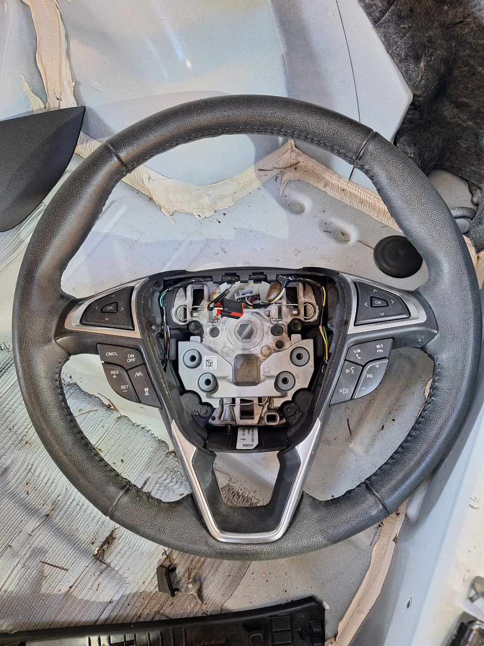 Ford Edge 2019-2024 Руль Рульове колесо Шкіра з підігрівом без кнопок DS7Z3600CE, фото 1