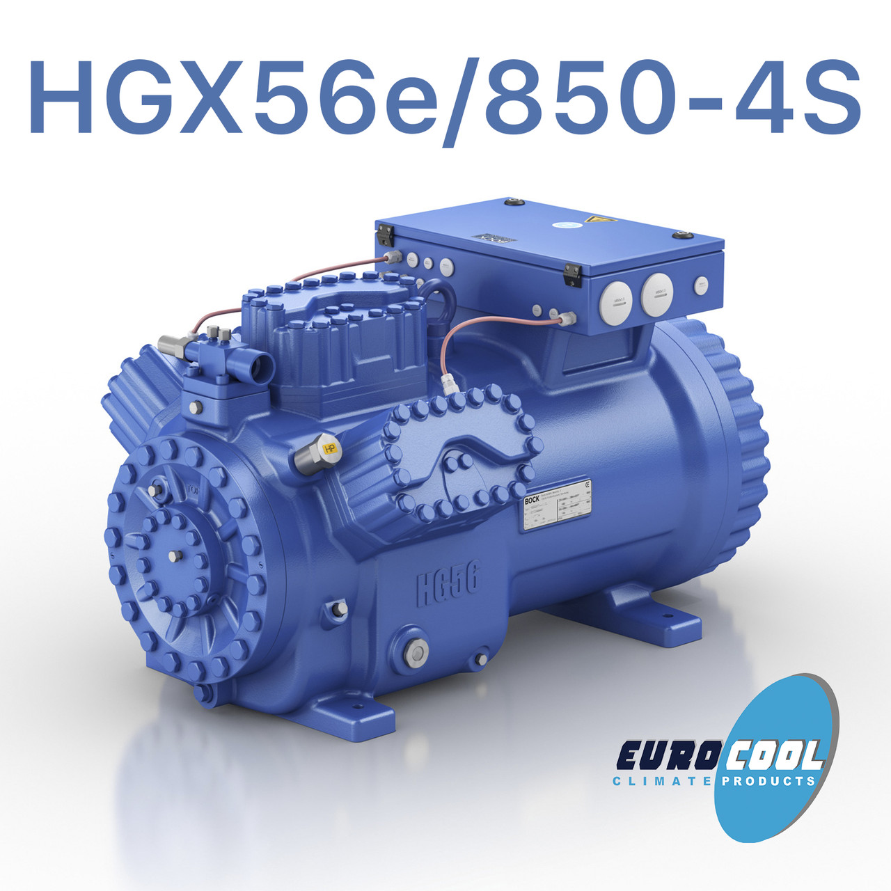 HGX56е/850-4S Напівгерметийний поршневий компресор Bock