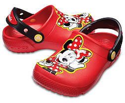 CROCS Крокс Сандалі сабо дитячі з Мінні Маус 33-34 розмір, Crocs Disney Minnie Mouse J2