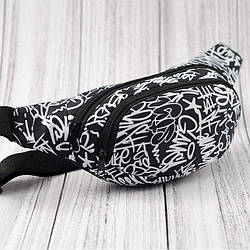 Бананка, сумка на пояс, поясна сумка Graffiti