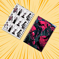 Блокнот А6 на пружині в клітинку 48 арк. Dororo / Дороро