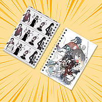 Блокнот А6 на пружині в клітинку 48 арк. Dororo / Дороро 002