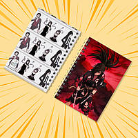 Блокнот А6 на пружині в клітинку 48 арк. Dororo / Дороро 003