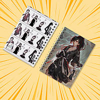 Блокнот А6 на пружині в клітинку 48 арк. Dororo / Дороро 004