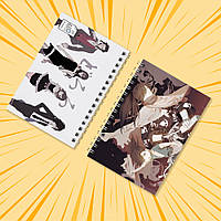 Блокнот А6 на пружині в клітинку 48 арк. Dororo / Дороро 011