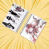 Блокнот А6 на пружині в клітинку 48 арк. Dororo / Дороро 017