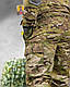 Військова форма Multicam Весна куртка та штани з наколінниками костюм тактичний Мультикам - фото 7 - id-p2214454394