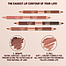 Подвійний олівець для губ Charlotte Tilbury Super Nudes Lip Cheat Contour Duo Lip Liner Medium Sculpt без коробки 0.78 г, фото 4