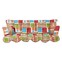 Подушка для садових гойдалок 180 см Minorca, геометричний візерунок