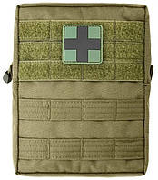 Аптечка підсумок Mil-Tec набір першої допомоги 43 елементи Олива (16025501) solve