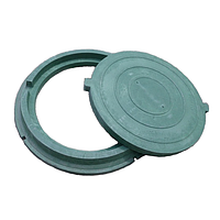 Люк п/п 1,5 т тип "Л" 780х80 (кришка 630х45) зелений