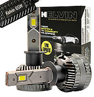 Світлодіодні LED лампи H1 KELVIN 65W Лед 12-36V 6000K 8000Lm з обманкою