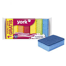 Губка для посуду York 6 + 1шт 030180 КОЛОР ЛЮКС
