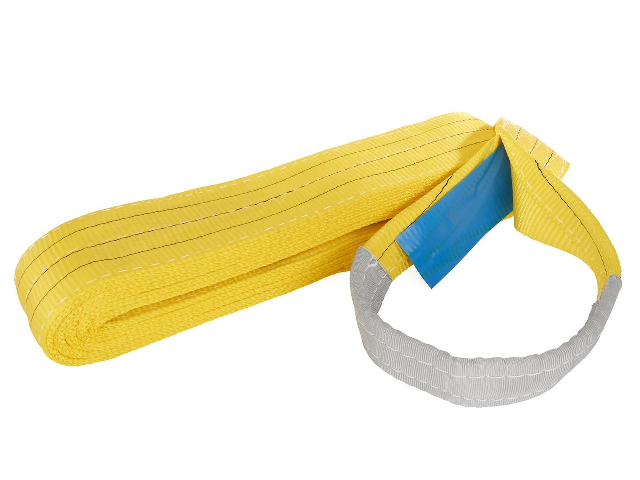 Ремінна стропа поліестер 3 т 6 м 90 мм geko g03915, стропа для вантажу, вантажна стропа, фото 1