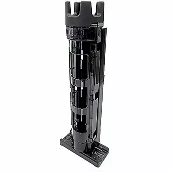 Підставка для удилища Meiho Rod Stand BM-250L чорна, регульована, міцний полікарбонат, для ящиків Bucket Mouth та RunGun, 50x54x28