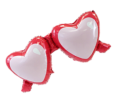 Фігура КИТАЙ-КТ592 Окуляри серця - червоні (УП)