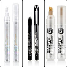 Маркери, заправки, пір'я