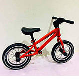 Дитячий біговел велобіг на гумових надувних колесах 12 дюймів PROF1 KIDS M 5451A-1 червоний, фото 2
