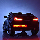 Дитячий двомісний електромобіль Джип BMW X6M на акумуляторі з моторами 2*120 Ватів JJ2168 Білий, фото 4