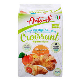 Круасани Antonelli з абрикосом без цукру, 252 г