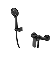 Змішувач для душу Koer KB-30008-05 Чорний матовий Одноважільний змішувач для душової