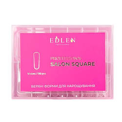 Верхні форми Edlen Professional Top Nail Formula Salon Square, 120 шт. (квадрат про)