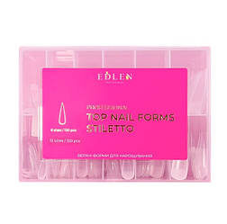 Верхние формы Edlen Professional Top Nail Forms Stiletto, 120 шт. (стилет)