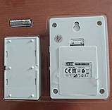 Дзвінок безпровідний дверний Horoz Electric Solid 086-001-0002 HL457 38 мелодій білий, фото 6