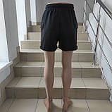 Шорти Cropp жіночі трикотаж кльош кармани M/L чорний, фото 3